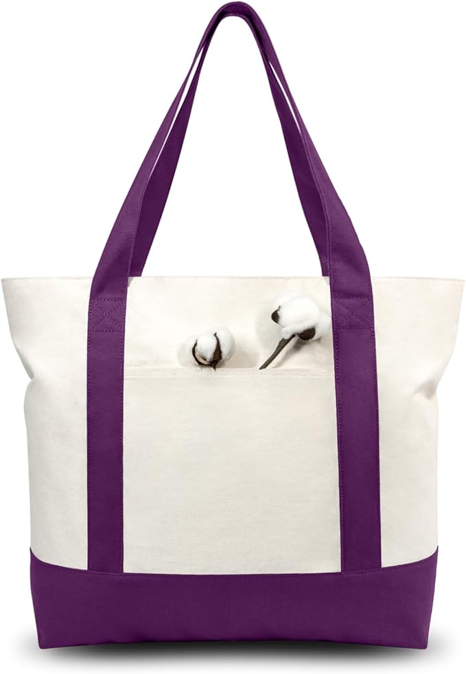 TOPDesign 6-Pack Canvas Tote Bags by TOPDesign