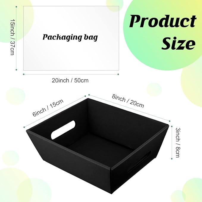 Fainne 74 Pcs Baskets for Gifts Empty Bulk DIY Empty Gift Basket Include 20 - Image 4