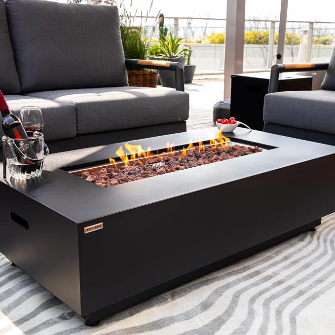 Westwood 50” Propane Fire Pit Smokeless Firepit Outdoor Gas Fire Pit - Image 5