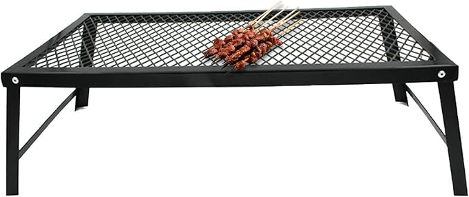 Campfire Grill Grate, Heavy Duty Folding Kitchen | Camping Grate Over Fire - Image 6