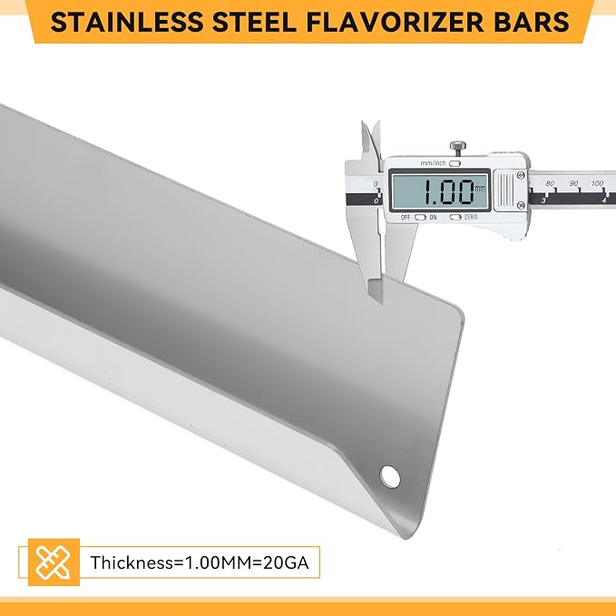 17.5 Inch Stainless Steel Flavorizer Bars - Image 6