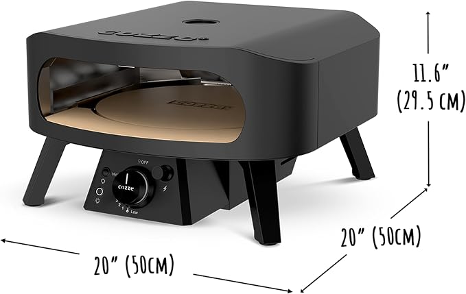 13" Gas Pizza Oven with Rotating Pizza Stone - Image 7