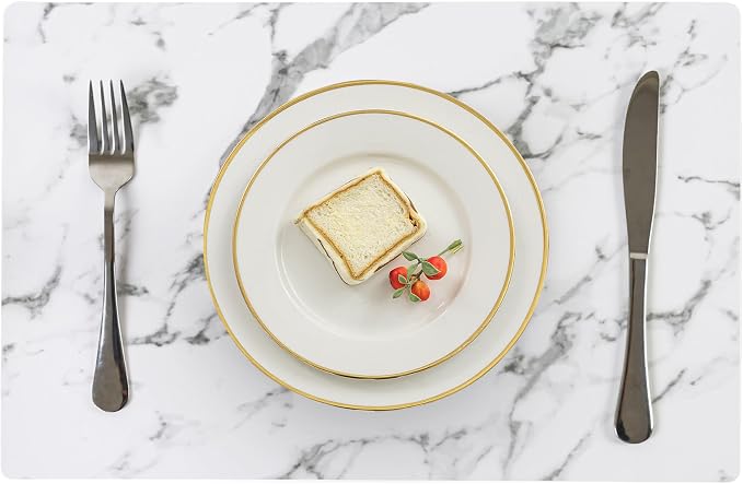 Romanstile Vinyl Placemats Set of 8-12 X 17 Inch by Romanstile