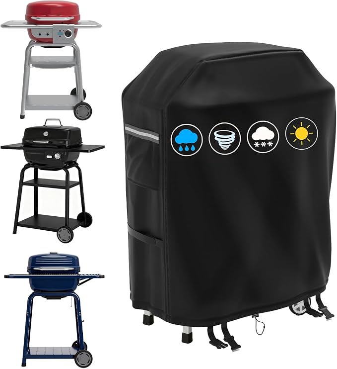 Grill Cover for CharBroil Bistro Pro Electric Grill Griddle, Heavy-Duty 600D by Unknown