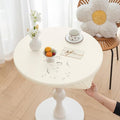 Round Fitted PU Tablecloth by Huierxun