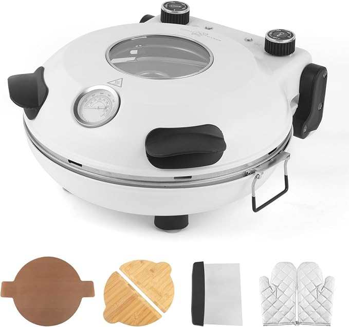 KLAIF 12" Electric Countertop Pizza Oven Indoor by klaif
