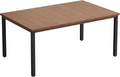VICLLAX Outdoor Dining Table for 6, 63 Inch Rectangle Patio Dining Table for by HOME