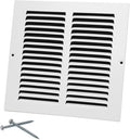 8"W x 8"H Steel Return Air Grille, Air Return Vent Cover by Howeall