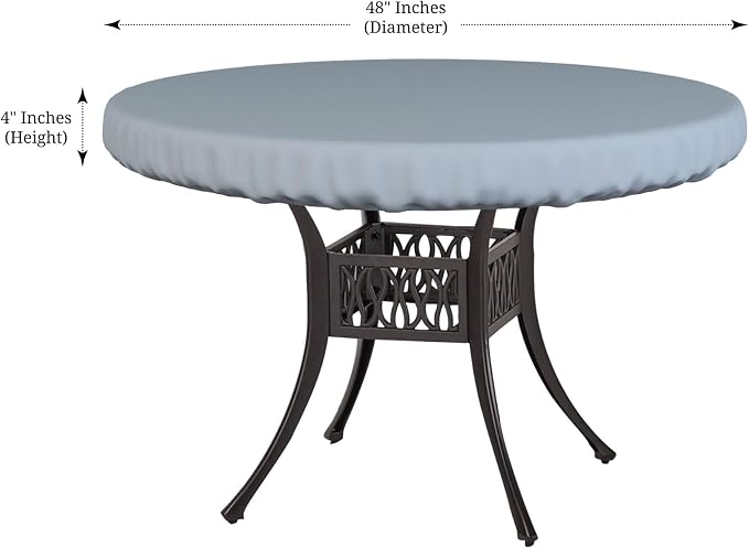 Covers & All Round Table Top Cover, 18 Oz Heavy Duty Waterproof UV & Weather - Image 2
