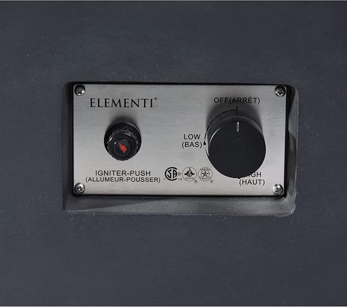 Elementi | Granville Gas Fire Pit Cast Concrete 60" Rectangular Fire Table - Image 9