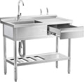 39" 304 Stainless Steel Utility Sink by Unknown