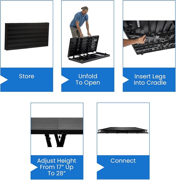 8'x24' MYSTAGE 12 Stage Platform - Image 5