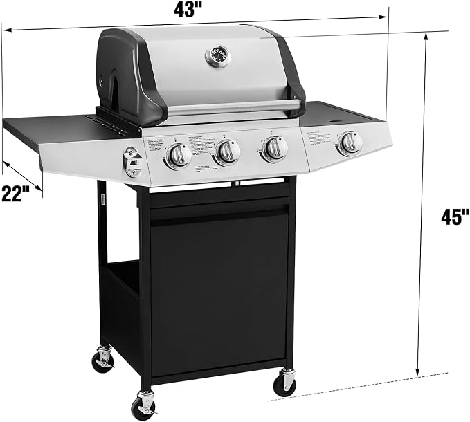 Lyromix 3 Burners Gas Grill - Image 7