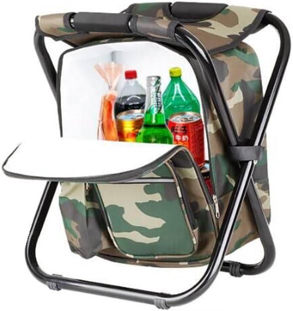 Bright starl Multifunction Folding Cooler and Stool Backpack, Hiking Camouflage - Image 5