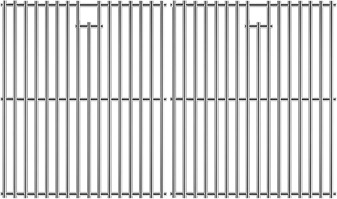 15 Inch Grill Cooking Grates Replacement, Stainless Steel Grill Grates by LOCVCDA