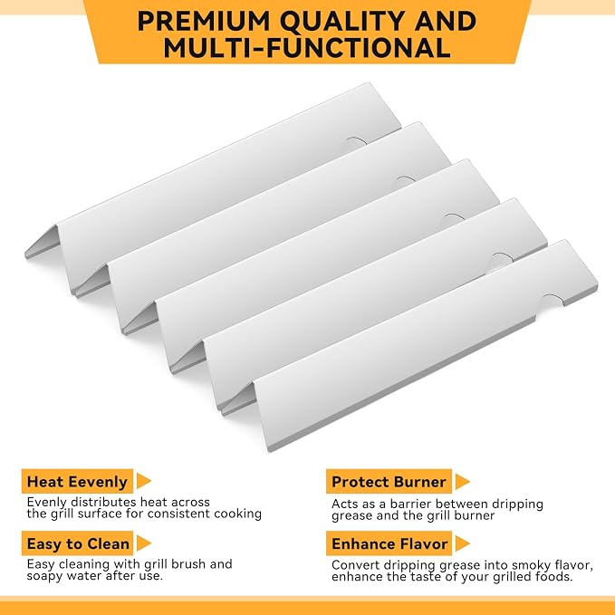 17.1" Stainless Steel Flavorizer Bars - Image 4