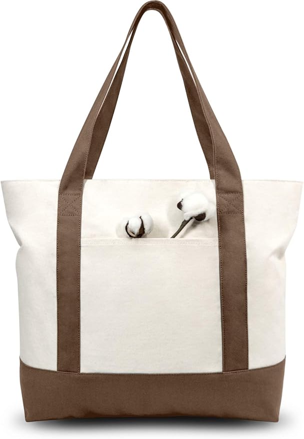 TOPDesign 6-Pack Canvas Tote Bags by TOPDesign