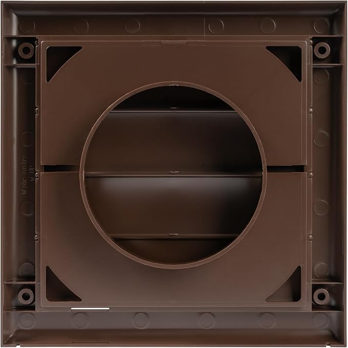 Plastic 4" Brown Dryer Vent Cover - Image 4
