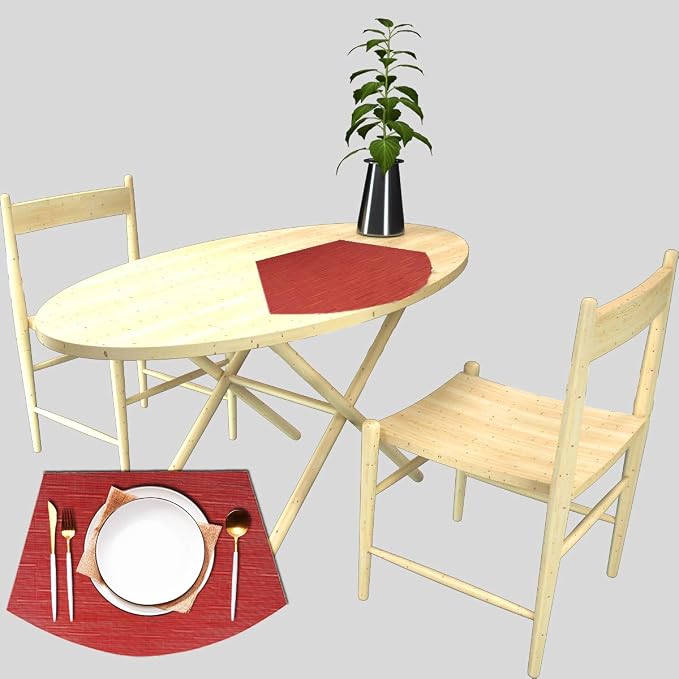 PIGCHCY Wedge Shaped Placemats Set of 6 - Image 7