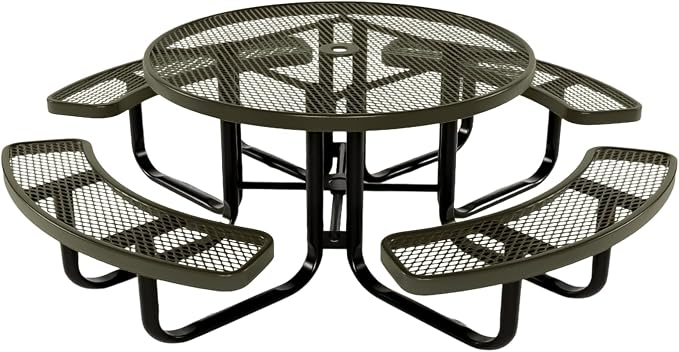 COATEDOUTDOORFURNITURE Heavy-Duty Portable Outdoor Kids Table by CoatedOutdoorFurniture