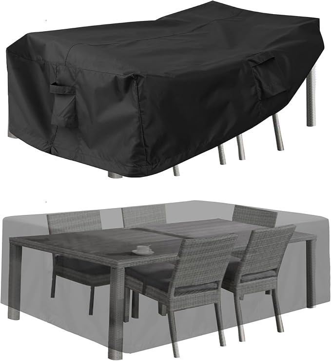 PureFit Patio Furniture Covers, Outdoor Table Furniture Cover Waterproof by PureFit