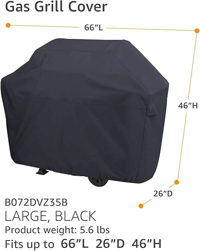 Amazon Basics Gas Grill Barbecue Cover - Image 3