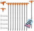 Eurmax USA Galvanized Non-Rust Camping Family Tent Pop Up Tent Stakes Canopy by Eurmax