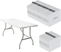 30 Pack of 6 Foot Foldable Table by VISTACASA