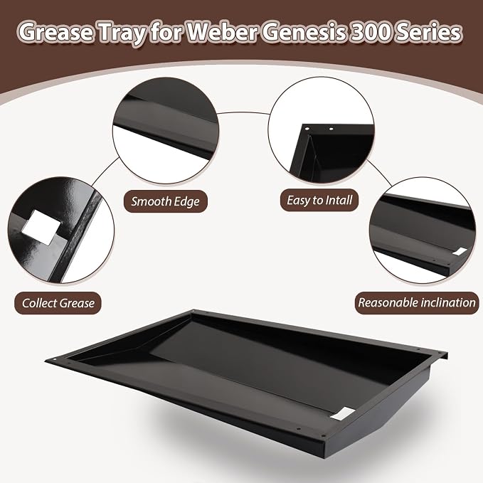 67767 Grease Tray for Weber Grill Parts Genesis 300 Series - Image 6