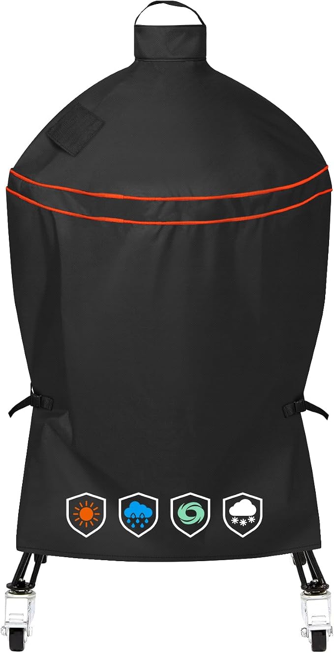 Heavy-Duty 600D Grill Cover fit by EZ-DONGTENG