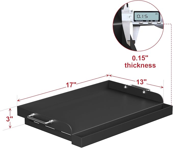 17" x 13" Universal Nonstick Griddle - Image 3