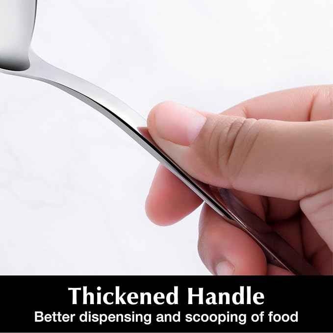 Stainless Steel Serving Tongs 4-Pack, 10.62-Inch Mirror Polished