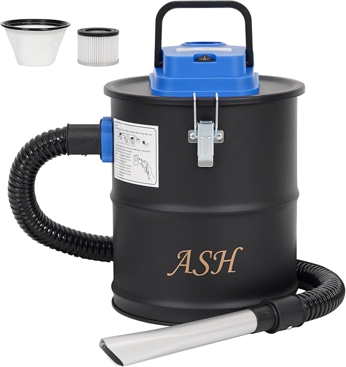 Ash Vacuum Cleaner -3.2 Gallon Fireplace Ash Vac by GoCampDirect