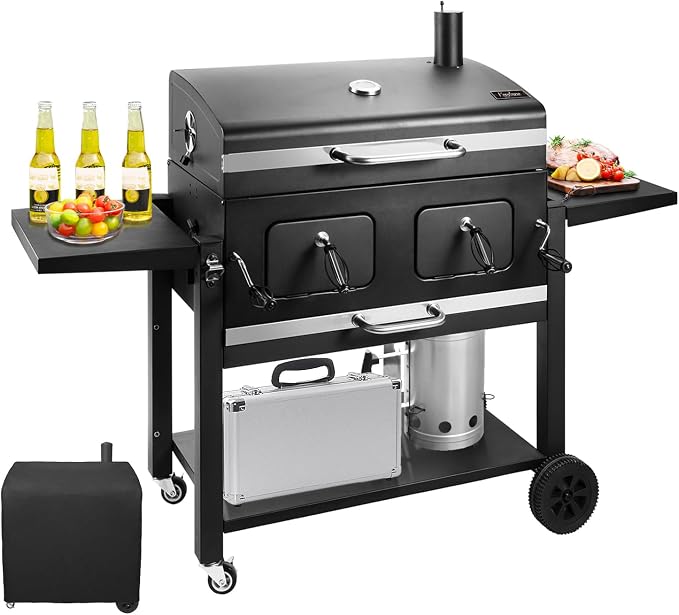 Kenadne Charcoal Grill Outdoor BBQ Grill, Extra Large Cooking Area 794 Square by Kendane