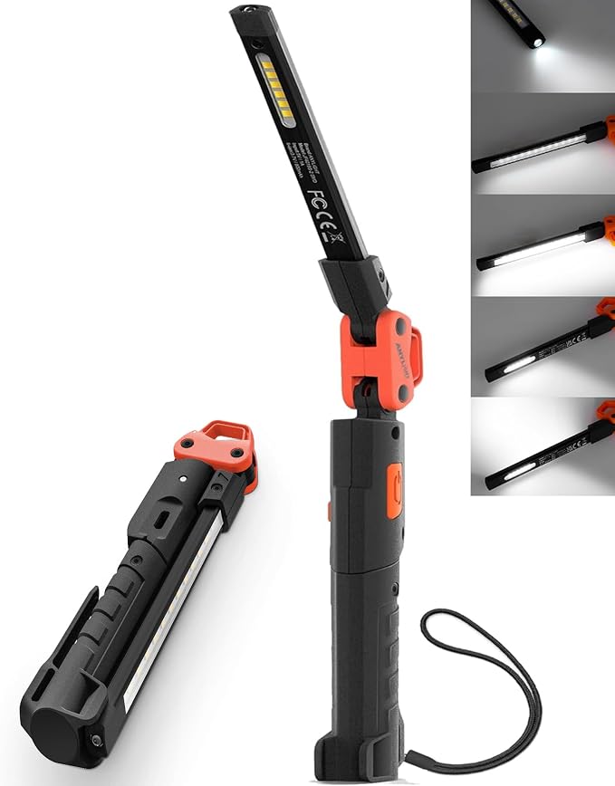Rechargeable Work Light, 400LM Mechanic Work Light, Magnetic Flashlight by Anylight