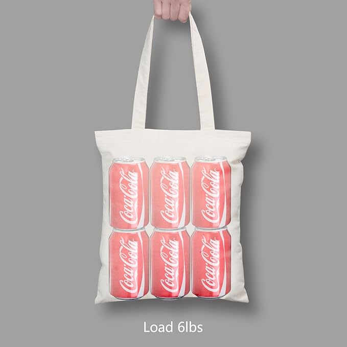 TOPDesign 20-Pack Economical 11.8"x13" Cotton Tote Bags, Lightweight Small - Image 6