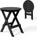 Costaelm Paradise HDPE Outdoor 24.5 Inch Round Portable Folding Patio Dining by Costaelm