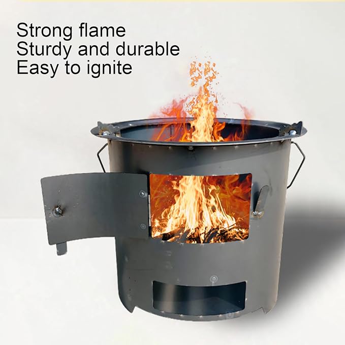 Rocket Stove Camping – Outdoor Wood Burner | Portable Outdoor Cookware - Image 8