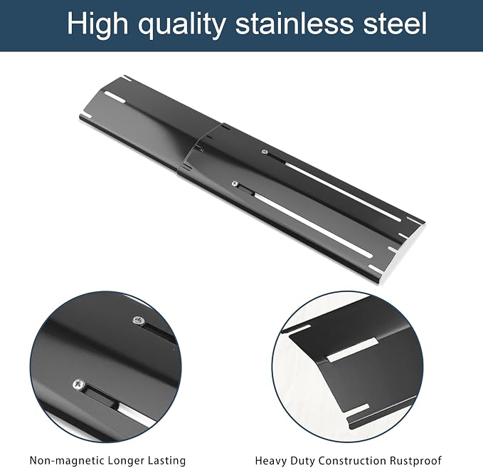 Universal replacement heavy duty adjustable heat plate shield, Burner cover - Image 4