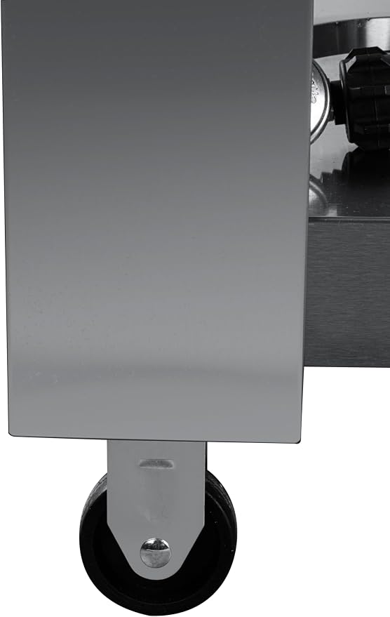KoolMore 32 in. Outdoor Gas and Wood fired Pizza Oven in Stainless-Steel - Image 7