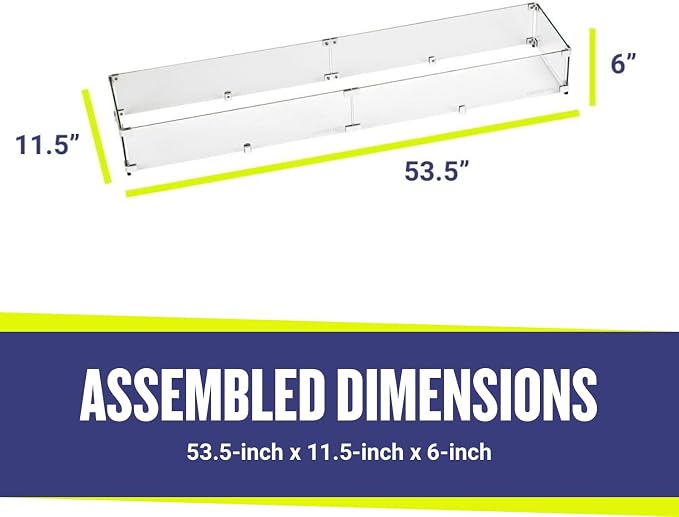 American Fireglass Tempered Glass Flame Guard - Image 4