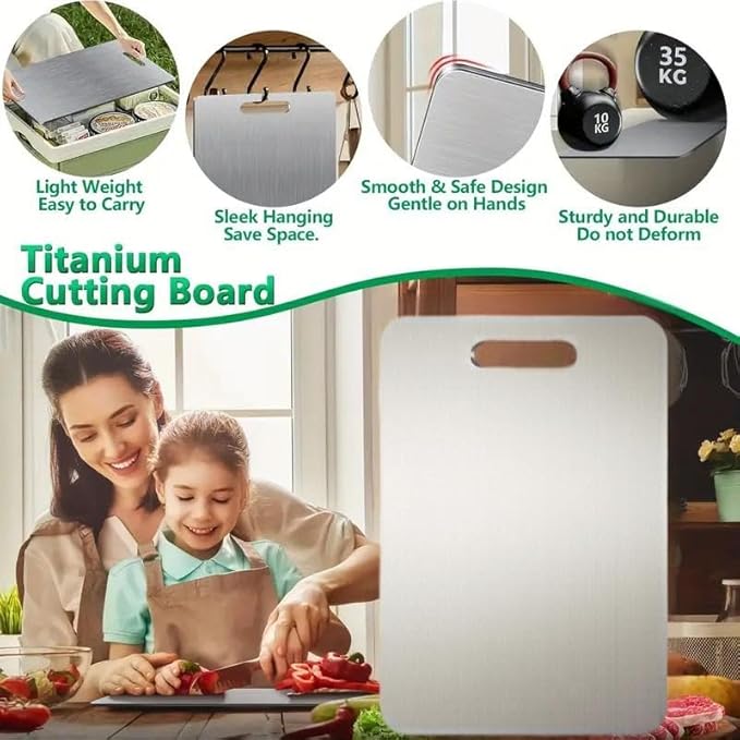 Titanium Cutting Board, New Upgrade Pure Titanium Cutting Boards - Image 2