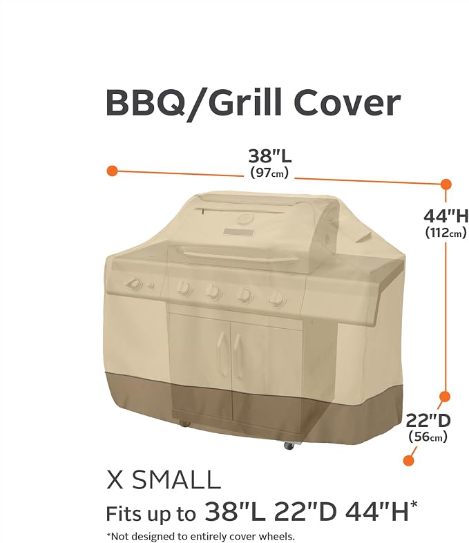 Classic Accessories Veranda Water-Resistant 38 Inch BBQ Grill Cover - Image 2