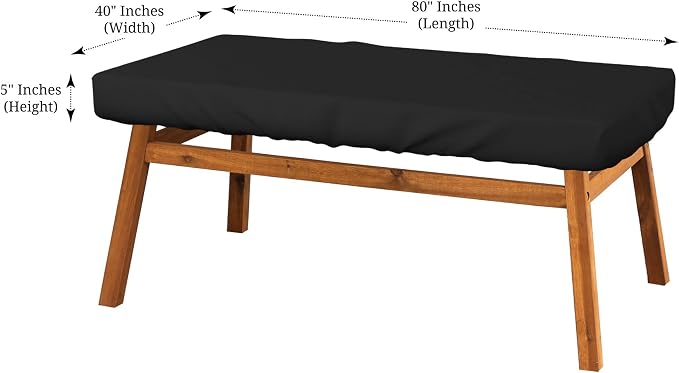 Covers & All Rectangle Table Top Cover, 12 Oz Waterproof UV & Weather Resistant - Image 2