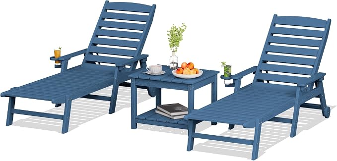 SERWALL Outdoor Lounge Chairs Set by SERWALL