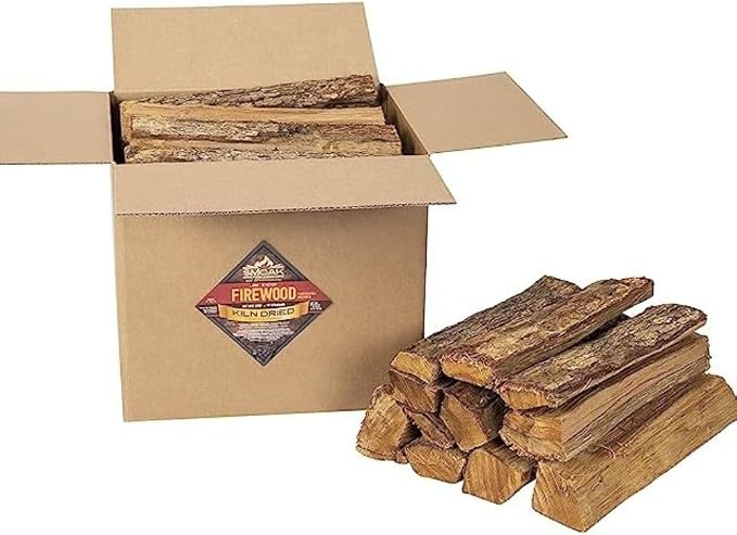 Smoak Firewood - Kiln Dried Premium Oak Firewood 60-70lbs) by SmoakFirewood