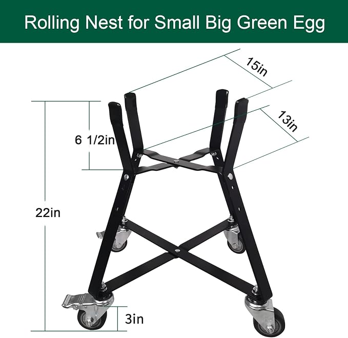 Small Big Green Egg Nest, Grill Stand - Image 2