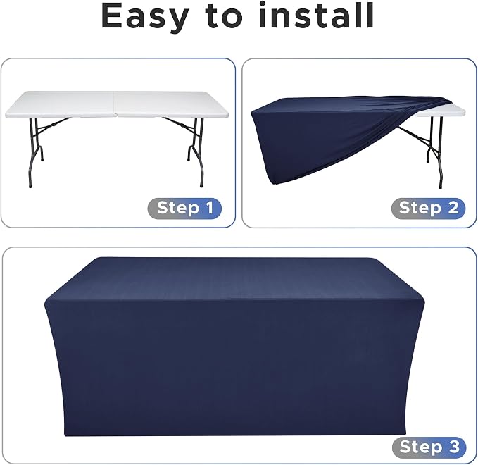 Nasitos Fitted Table Covers Stretch Spandex - Image 4