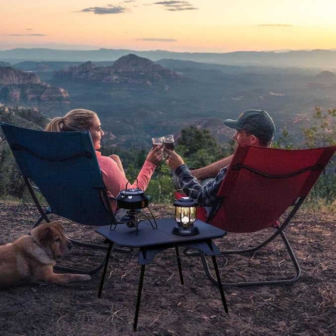 Folding Camping Table, Outdoor Small Portable Aluminum Camp Table - Image 2
