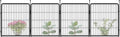 FXW Garden Fence Outdoor for The Yard – 32in x 9.1ft Heavy Duty Metal Animal by FXW
